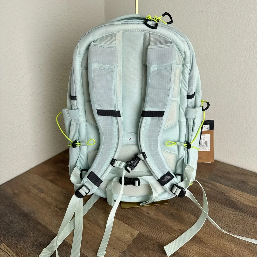 The North Face Borealis 27L Backpack Mint Green Neon Yellow NWT